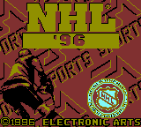 NHL 96 screenshot 3 for GameBoy